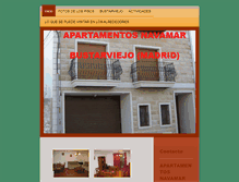 Tablet Screenshot of apartamentosnavamar.es